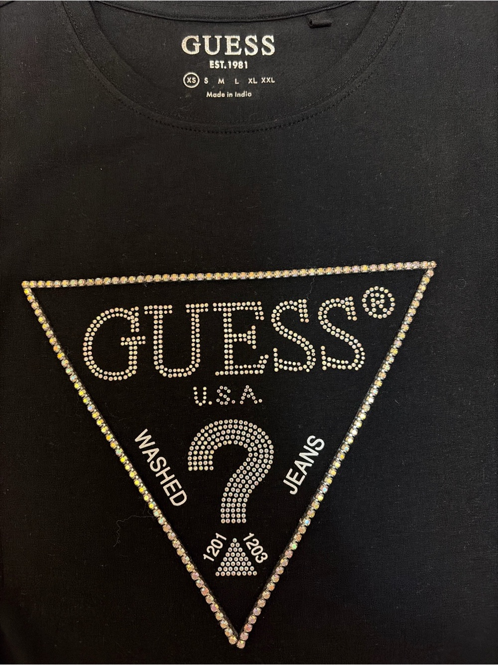 GUESS Rhinestone Tee - Picture 2 of 3